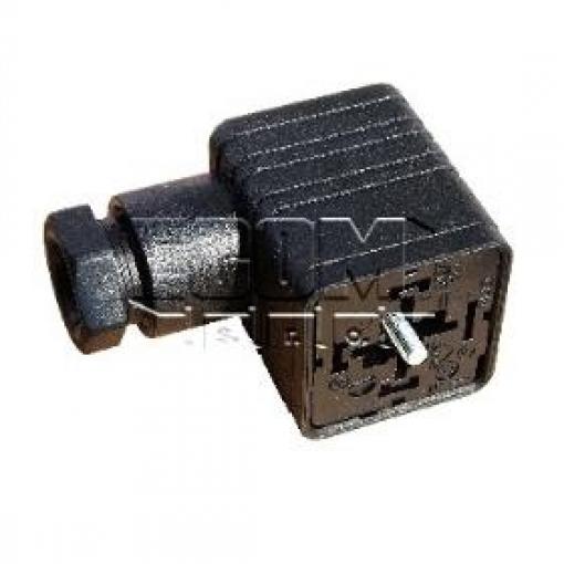 Průmyslová zásuvka GDM 2016, 16 A / 250 V, 2+PE, černá