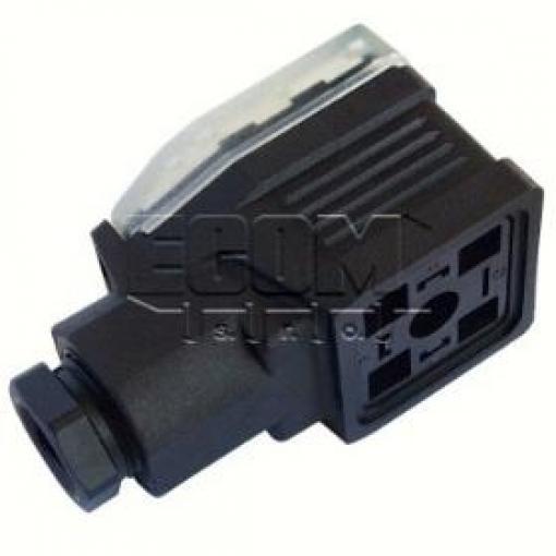Průmyslová zásuvka GDME 3011, 16 A / 250 V, 3+PE, PG11
