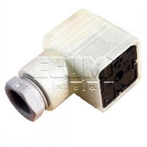 Průmyslová zásuvka GDML2011L24VRYE, LED žlutá, 24 V / 8 A, PG11