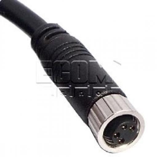 Kabel M8 se zásuvkou AMP 8-04AFFM-SL7A01, 4 piny, 3 A, 30 V, 1 m, IP67
