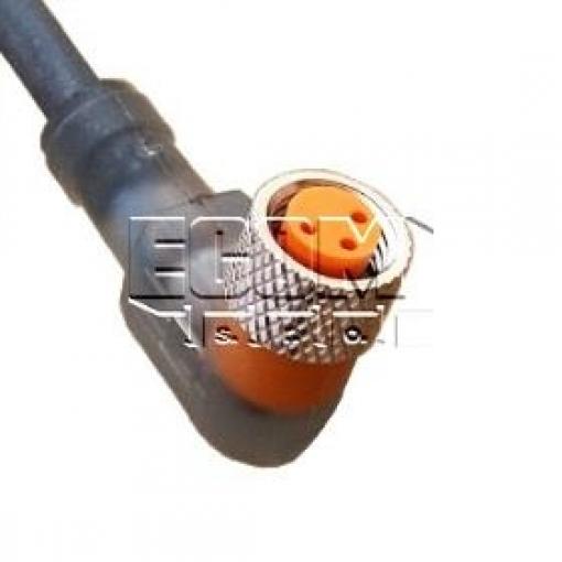 Průmyslový kabel M8 RKMWV3-224, 3 piny, 4 A / 60 V, IP67, 2 m