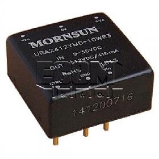 DC/DC měnič URA2412YMD-10WR3, ±12 V / 0,416 A, izolovaný