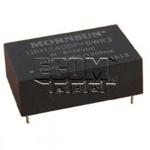 DC/DC měnič URH4805P-6WR3, 5 V / 1,2 A, izolovaný, DIP-24