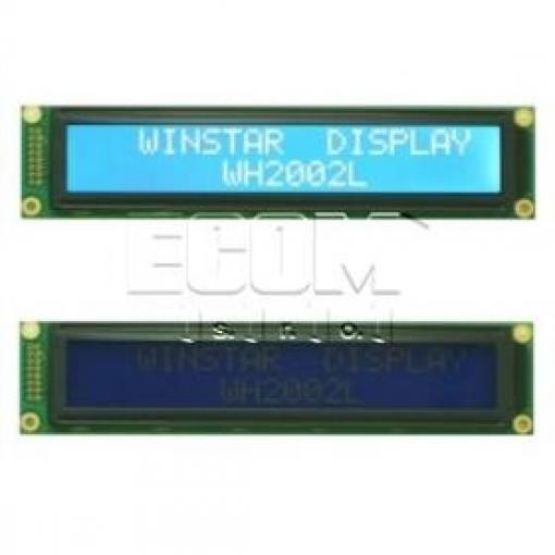 LCD modul WH2002L-TFH-ET#, 2×20 znaků, FSTN, LED bílá