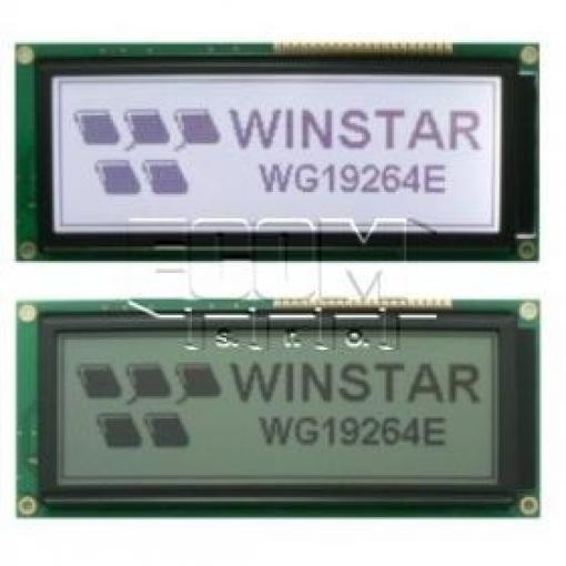LCD grafický displej WG19264E-YYH-V#N, 192×64 px, LED podsvícení