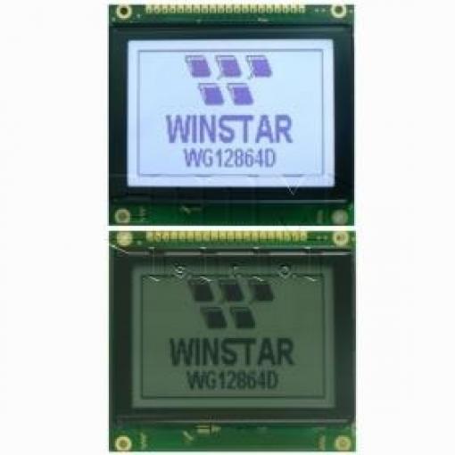 LCD grafický displej WG12864D-YYH-VZ#, 128×64 px, LED podsvícení