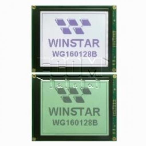Grafický LCD displej WG160128B-TFH-VZ#, 160×128 px, FSTN, LED bílá