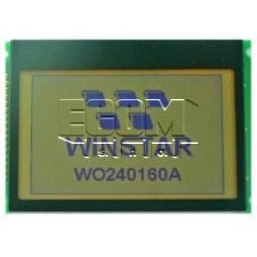 LCD grafický displej WO240160A-TFH#, 240×160 px, FSTN, LED bílá