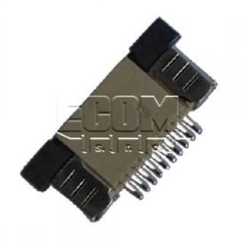 Konektor FFC/FPC 0,5 mm, 10 pinů, 90°, SMD, CN85231-00