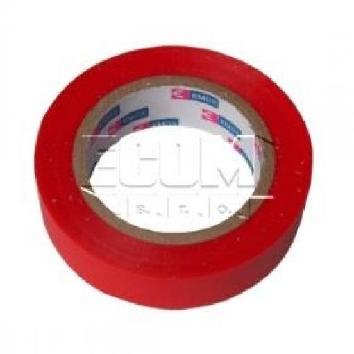 Izolační páska PVC 15 mm / 10 m, červená, ANT