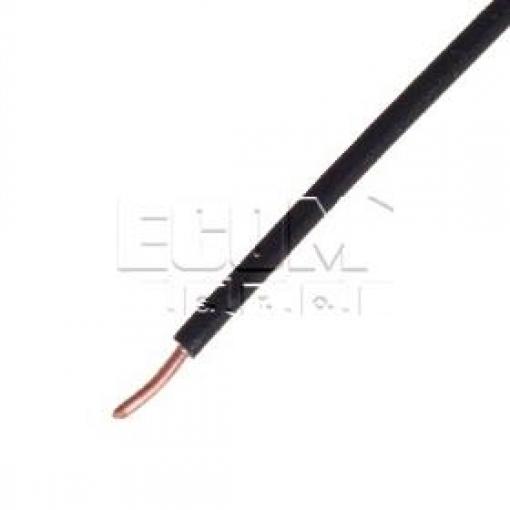Kabel H05V-U 1×0,75 mm², 1 m, černý
