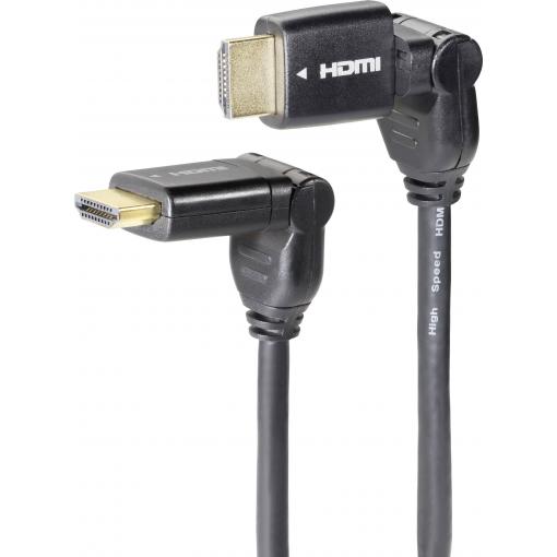 HDMI kabel s Ethernetem Speaka High Speed, HDMI zástrčka ⇔ HDMI zástrčka, 3 m
