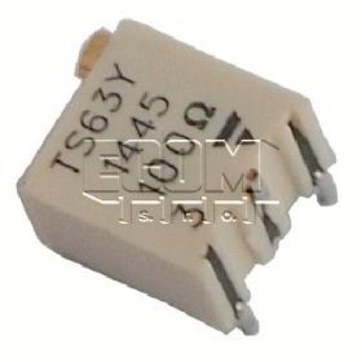 Odporový trimr TS63YE500, cermet SMD, 0,25 W, 250 V