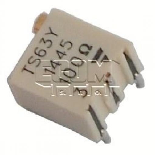 Odporový trimr cermet TS63YK100, SMD, 100 kΩ, 0,25 W