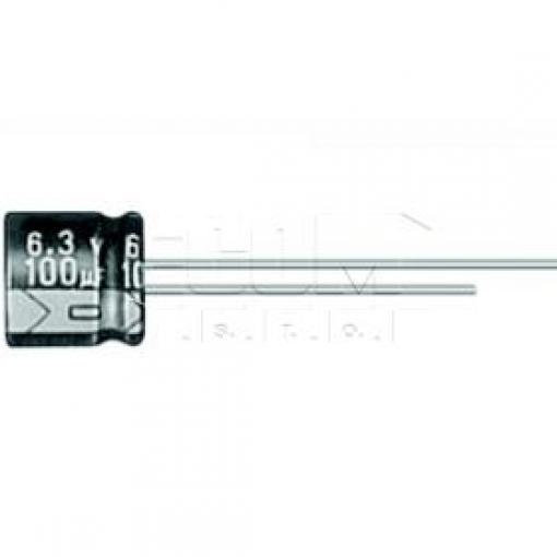 Elektrolytický kondenzátor 470 µF / 6,3 V, radiální, RM5, 10×13 mm