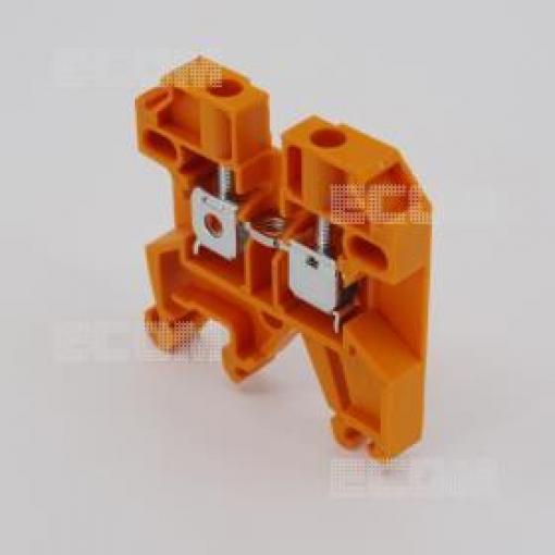 Svorka na DIN lištu MK2.5-01P-15-00A(H), oranžová