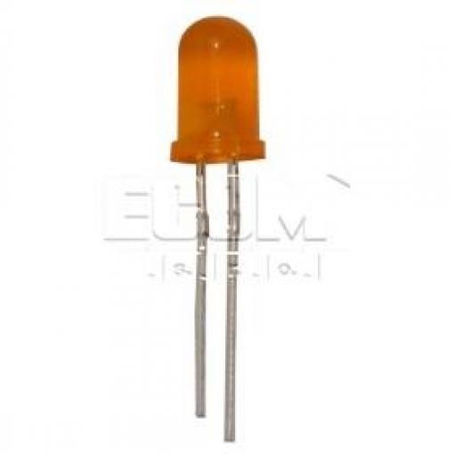 LED dioda FYL-5012AD1C, 605 nm, 30 mcd, oranžová, 5 mm