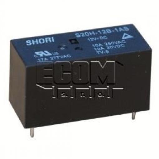 Relé S20H-24B-1CS, 24 V DC / 0,4 W, 1× přepínací kontakt