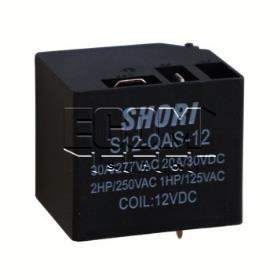 Relé S12-QCS-12, 12 V / 0,93 W, 1× přepínací kontakt