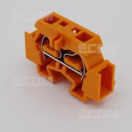 Svorka na DIN lištu WS4-DB-01P-15, oranžová