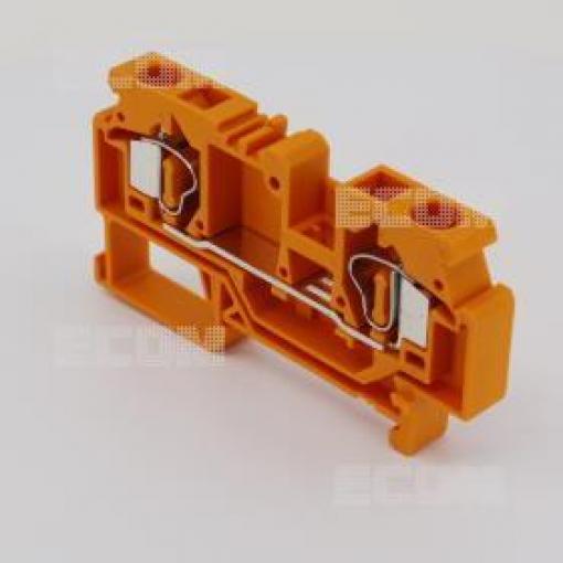 Svorka na DIN lištu WS6-01P-15-00A(H), oranžová