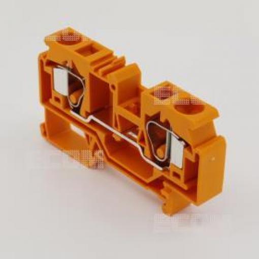 Svorka na DIN lištu WS10-01P-15, oranžová
