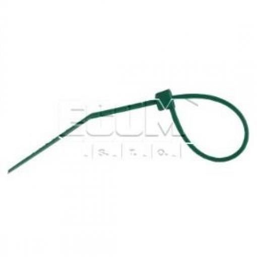 Stahovací pásek plastový K-200M-GN, 203 mm × 2,5 mm, zelený