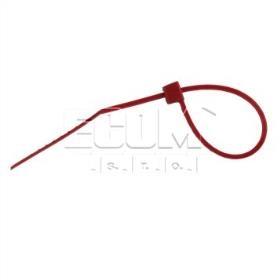 Stahovací pásek plastový K-250I-RE, 250 mm × 3,6 mm, červený