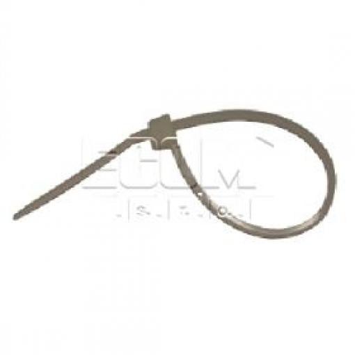 Stahovací pásek plastový K-250S, 250 mm × 4,6 mm, bílý