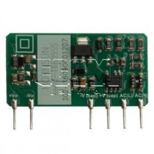 AC/DC měnič LS03-16B24SS, 24 V / 125 mA, izolovaný