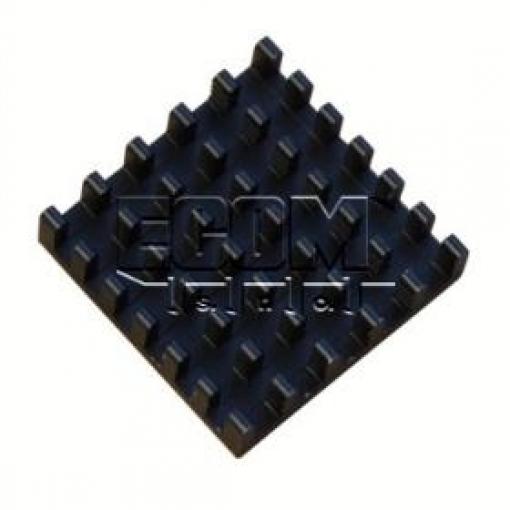 Chladič ICKBGA23X23, hliníkový, 22,5–6,5 K/W, černý elox