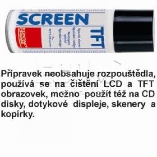 Čistící pěna na TFT displeje KNT Screen TFT, 200 ml