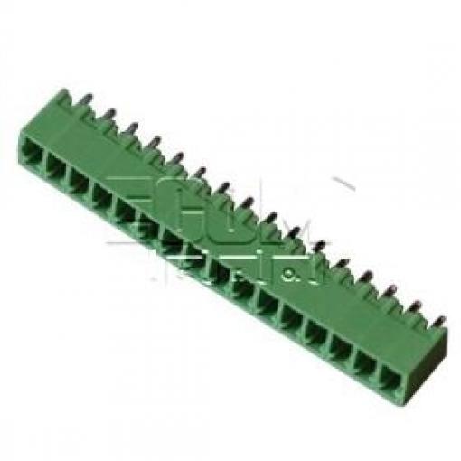 Vidlice 15EDGVC-3.50-16P, 16 pólů, 250 V / 7 A, zelená