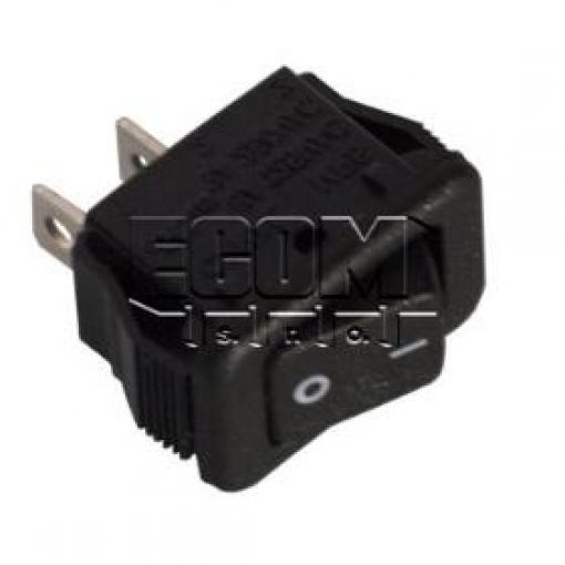 Kolébkový vypínač MR5-110-F5-BB, 250 V / 3 A, černý
