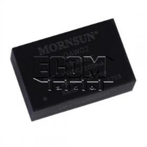 DC/DC měnič QAW02, ±15 V / ±200 mA, izolovaný, DIP-24