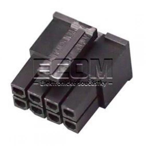 Zásuvka konektoru H4130-08PDB0000R, 2×4, rozteč 3,00 mm