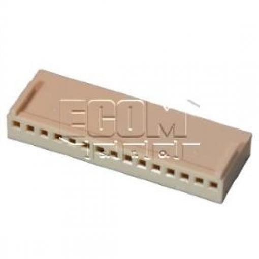 Zásuvka jednořadá H2510-15PYC000R, 15 pinů, rozteč 2,54 mm