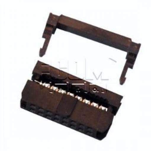 Zásuvka samořezná DS1017-16MA8B, 2×8 Au, plochý kabel