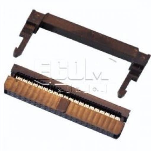 Zásuvka samořezná DS1017-40MA8B, plochý kabel 2×20 Au