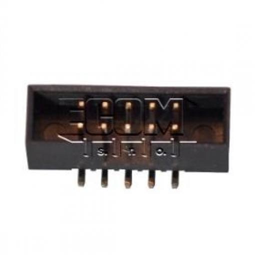 Vidlice krytá dvouřadá DS1014-10MF1BXB-B, 2×5, SMD, RM 2,00 mm