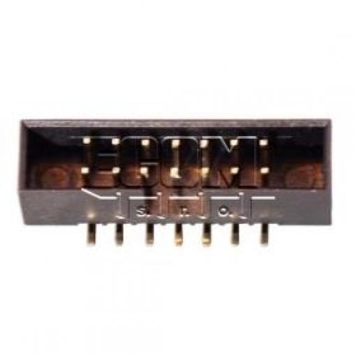 Vidlice dvouřadá DS1014-14MF1BXB-B, 2×7 kontaktů, SMD, RM 2,00 mm