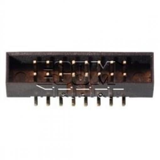 Vidlice dvouřadá DS1014-16MF1BXB-B, 2×8 kontaktů, SMD, RM 2,00 mm