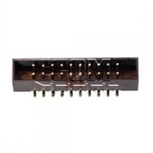 Vidlice krytá dvouřadá DS1014-20MF1BXB-B, 2×10, SMD, RM 2,00 mm