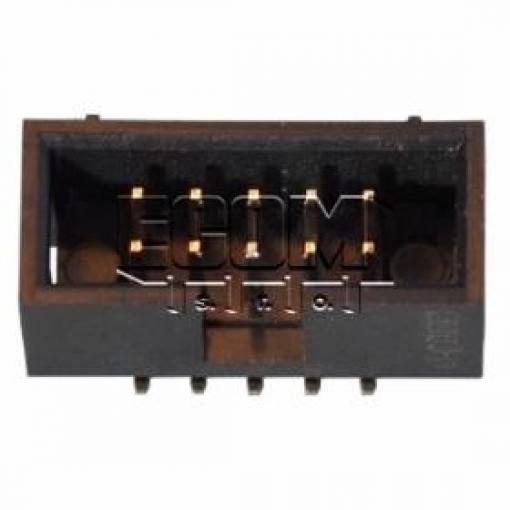 Vidlice dvouřadá DS1013-10MSIXA-B, 2×5, RM 2,54 mm, SMD, Au