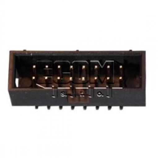 Vidlice krytá dvouřadá DS1013-16MSIXA-B, 2×8, RM 2,54 mm, SMD