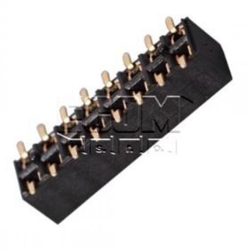 Dutinková lišta DS1023-15-2X08, 5,0 mm, 2×8 kontaktů, SMD