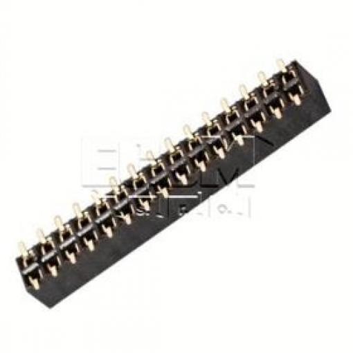 Dutinková lišta DS1023-15-2X15, 5,0 mm, 2řadá, SMD