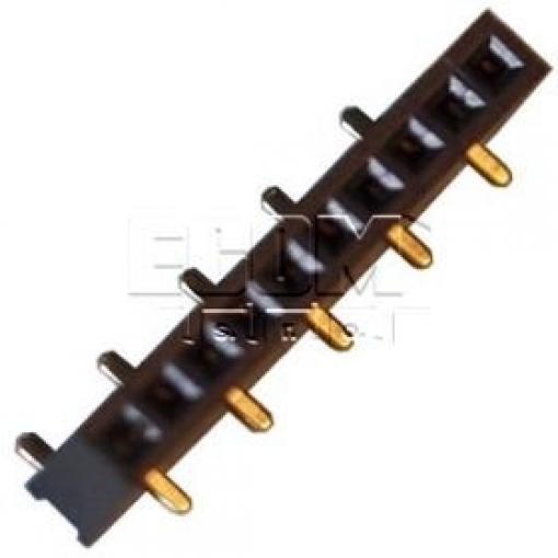 Dutinková lišta DS1065-02-1×10S8BS, 4,4 mm, 1řadá, SMD