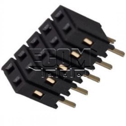 Dutinková lišta C2808-10BSGH00R, 2×5, 2,54 mm, Au