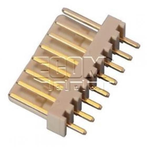 Jednořadá vidlice 1×8 W2600-08PSYGC0R, rozteč 2,54 mm, Au